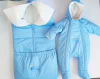 Plic transformer PAMPY Rainway light Blue+Combinezon (0-6 luni)