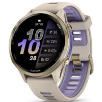 Смарт часы Garmin Forerunner 970 Whitestone/Translucent Amp Yellow (010-02969-11)