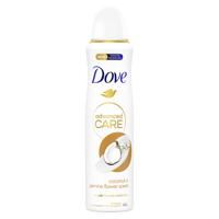 Antiperspirant spray Dove Deo Advanced Care Coconut&Jasmine Flower Scent 150 ml.