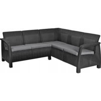 Mobilier pentru grădină Keter Corfu Relax Graphite (241726)