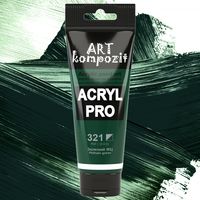 Краска акриловая Art Kompozit, (321) Зеленая ФЦ, 75 мл