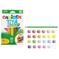 Набор для творчества Promstore 53210 Creioane colorate Tita Maxi Triangular 12 buc