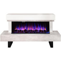 Șemineu electric ArtFlame Monro & Dalas, 750x1400x300 mm, Alb