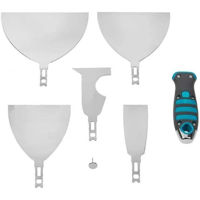 Шпатель Bihui PTKSK6 5шт нерж. Сталь.