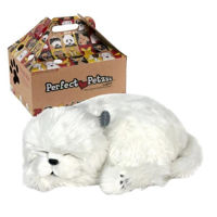 Jucărie de pluș Perfect Petzzz 91-31 Cățeluș Maltez cu imitație de respirație