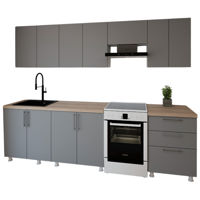 Мебель для кухни Smartex (30077) K2 280сm Grafit