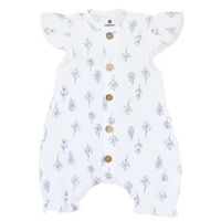 Детская одежда Minikin 22361468 Bon Voyage Песочник р-р68, белый веточка, девочка