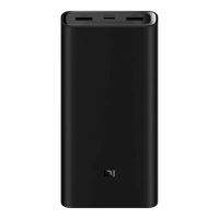 Power Bank, Xiaomi 20000 mah, 50W, Black