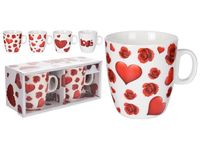 Set cani 160ml 2buc, din ceramica, in cutie cadou