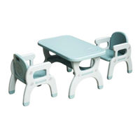 Набор детской мебели Richi ZY005 Masa albastra cu doua scaune pentru copii (60055)