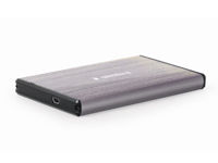 2.5" SATA HDD External Case miniUSB3.0, Aluminum Light-Grey, Gembird "EE2-U3S-3-LG"