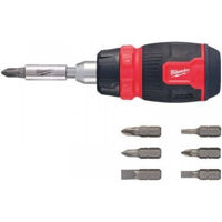 Отвёртка Milwaukee 4932480581 surubelnita compacta cu clichet 8 in1 Multi-bit