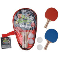 Теннисный инвентарь Promstore 37747 Set pentru tenis de masa: 2 palete, 2 mingi, in husa