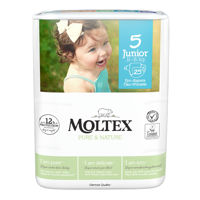 Scutece Moltex Nature 5 Junior eco hipoalergice 11-16 kg N25