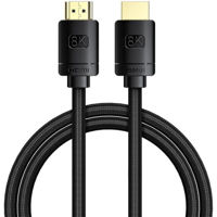Кабель для AV Baseus CAKGQ-K01 HDMI to HDMI, V1.4, High Speed, 8K@60Hz 2M, High Definition Series, Black