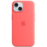 Husă pentru smartphone Apple iPhone 15 Silicone MagSafe Guava MT0V3