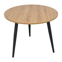 Стол Evelin di Costacurta DT-404-2B, D=88см, Каркас/Опоры: Металл Черный