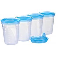 Container pentru pastrarea produselor Babyono 4 buc/200 ml