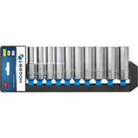 Set de unelte de mână Hoegert Set de capete chei tubulare 76mm 1/2 10buc HT1A888