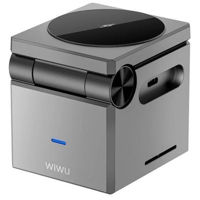 Încărcător wireless WIWU Wi-W030 3 in 1 Small Aquare, Gray