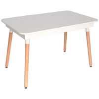 Стол Evelin di Costacurta DT-432-1R Wo, 120(165)х75х76см, Каркас/Опоры: Дерево