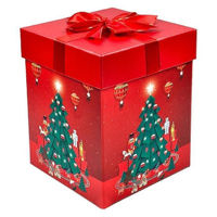Новогодний декор Promstore 03264.2 Cutie pentru cadouri 18x18x23cm