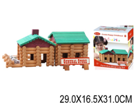 Constructor de lemn casă 170 buc