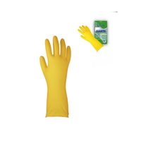 MANUSI MENAJERE LATEX, GALBENE, LARGE