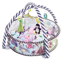 Игровой комплекс для детей Kikka Boo 31201010409 Игровой коврик Animals World с 30 шариками