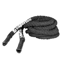 Echipament sportiv inSPORTline 1112 Franghie funie tragere 15 m d=38 mm 12264 black crossfit