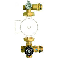 Запорная арматура Ferro Set de amestec podele calde 4 cai fara pompa GM-WP