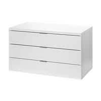 cumpără Dulap cu 3 sertare 800x400x450 mm, alb în Chișinău