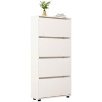 Полка для обуви Mobildor-Lux Leo 80x27x164H cm White