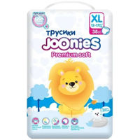 Аксессуар для самых маленьких Joonies 953216P Premium Soft Подгузники-трусики, XL (12-17 кг), 50 шт.