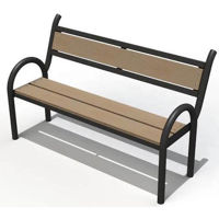 Комплектующий элемент для детской площадки Copfer PTP047 Скамейка со спинкой 1,5 м (для установки на бетон)