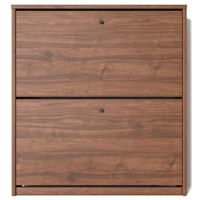 Raft pentru încălțăminte Fabrik Home Тумба для обуви 2 дверцы / 800 орех каменный