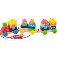 Игрушка Viga 50089 Pull Along Stacking Train