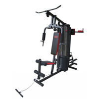 Скамья для силовых упражнений Motive Fitness By U.N.O Challenge Multi Gym, черно-красный, универсальный размер