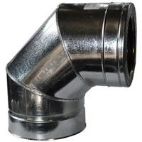 Coș de fum miscellaneous Cot inox CF 90* 160/220 (304/304) VL