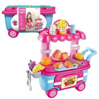 Игрушечная кухня и посуда Essa 009-004A Bucătăria veselă pe roți