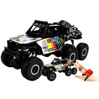 Радиоуправляемая игрушка Promstore 44023 Джип Rock Climber 1:10 Р/У с часами-контролером, радуга