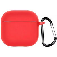 Чехол для наушников Helmet Airpods 4, silicone, Rose Red
