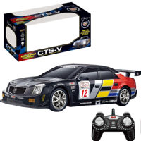 Jucărie cu telecomandă RC Cars 866-1805B Cadillac CTS-V 1:18 cu telecomandă și baterie de 4.8V