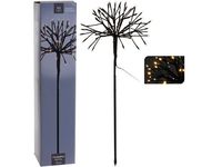 Copac decorativ coroana-"glob" 78cm, 64LED, D35cm, alb-cald