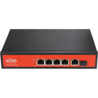 Switch/Коммутатор Wi-tek WI-PS305GF (4PoE+1SFP)