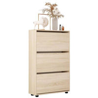 Raft pentru încălțăminte Mobildor-Lux Leo 90x27x125H cm Sonoma