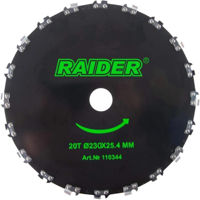 Fir pentru trimmere Raider 110344 disc trimmer 20 dinți Ø230 x 25,4 mm