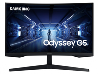 27" SAMSUNG Odyssey G5 C27G55TQW, Black Curved-VA 2560x1440, FreeSync144Hz, 1ms MPRT, 250cd, DP+HDMI