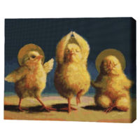 Картина по номерам BrushMe DBS1210FC Mozaic cu diamante 40x50сm (fără cutie) Puișori spirituali, Lucia Heffernan