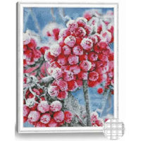 Картина по номерам Art Gallery QB204896 Mozaic cu diamante patrate 40x50cm Scorus inghetat